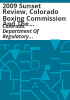 2009_sunset_review__Colorado_Boxing_Commission_and_the_Office_of_Boxing