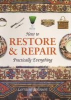 How_to_restore___repair_practically_everything