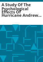 A_study_of_the_psychological_effects_of_Hurricane_Andrew_on_an_elementary_school_population
