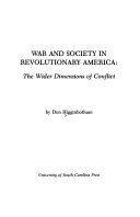 War_and_society_in_revolutionary_America