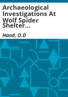 Archaeological_investigations_at_Wolf_Spider_Shelter__5LA6197___Las_Animas_County__Colorado